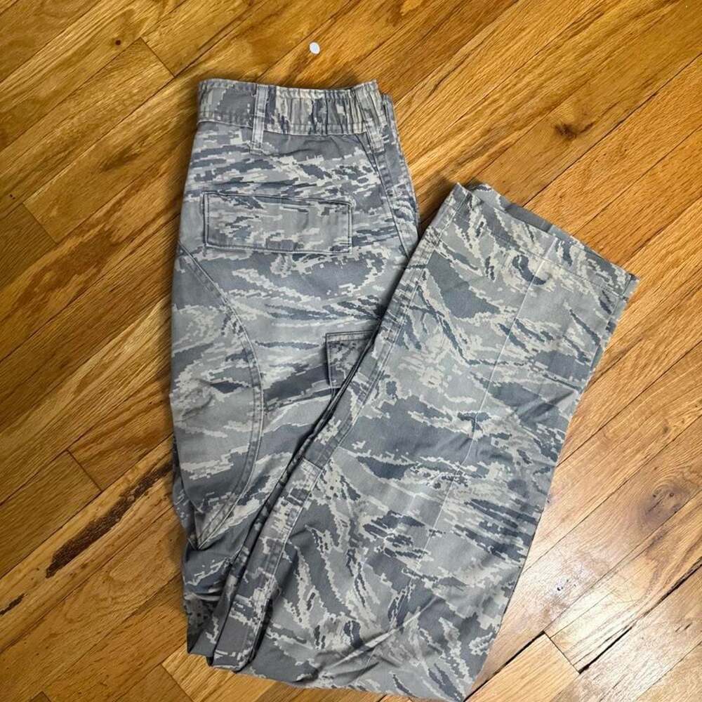 US Military ABU Digital Camo Cargo Pants Air Force Tiger Stripe 34R